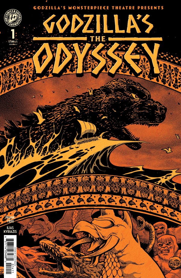 Godzilla's Monsterpiece Theatre Presents: Godzilla's The Odyssey #1 Cover B Ilias Kyriazis Variant
