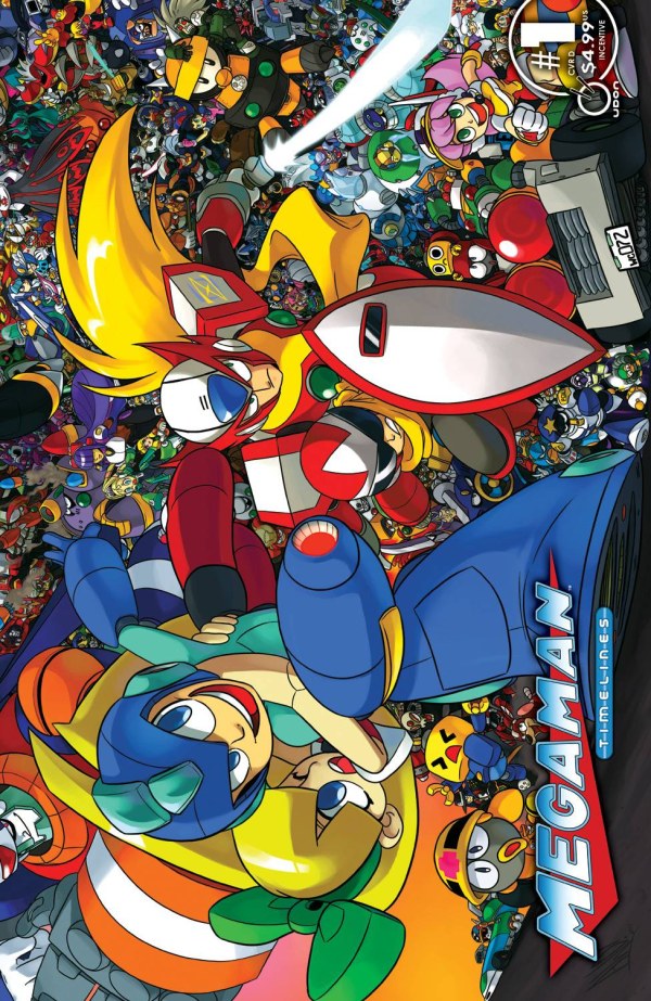 Mega Man: Timelines #1 Cover D 1:5 Andrew Dickman Wraparound Variant