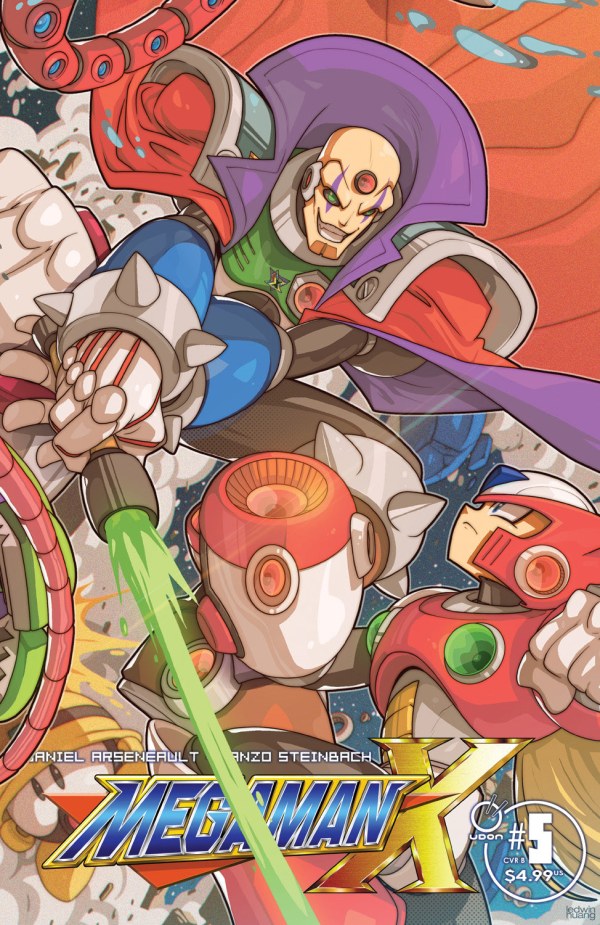 Mega Man X #5 Cover B Edwin Huang Connecting Variant