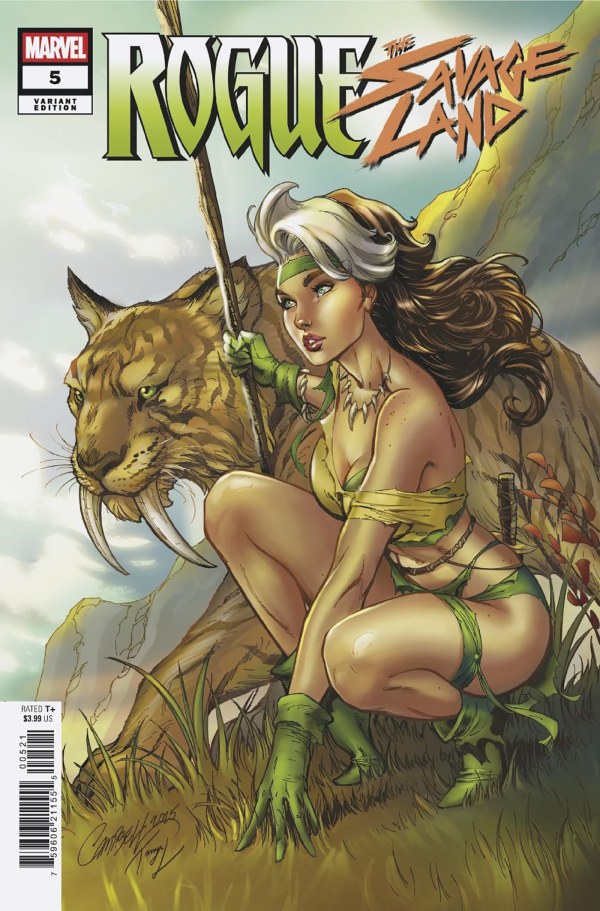 Rogue: The Savage Land #1-5 Full Set J. Scott Campbell Rogue Variant