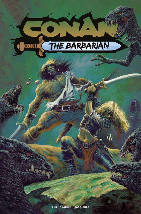 Conan the Barbarian #34 Cover F Juan Alberto Hernandez Glow-in-the-Dark Variant
