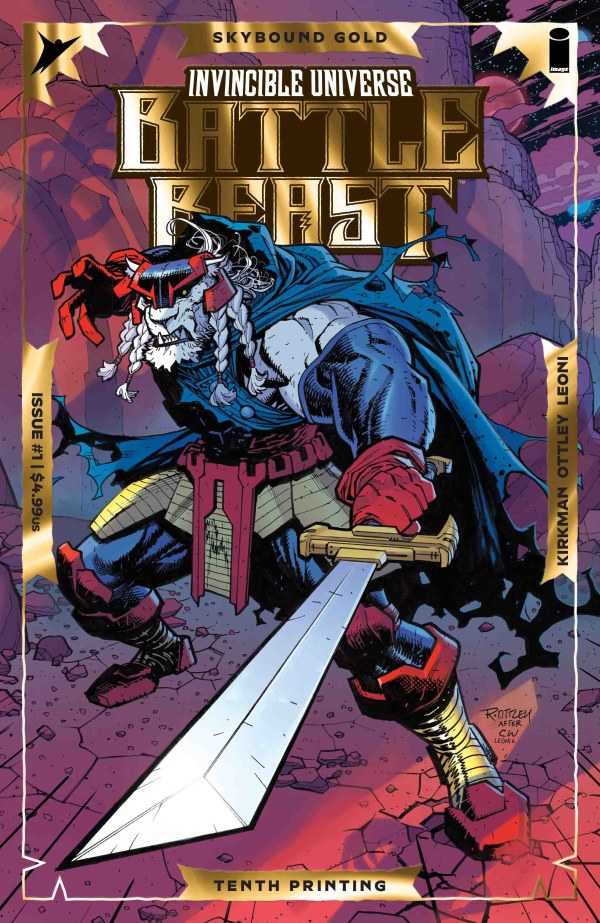 Invincible Universe: Battle Beast #1 10th Printing Embossed Foil