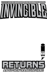 Invincible Returns #1 Facsimile Edition 2026 Blank Variant