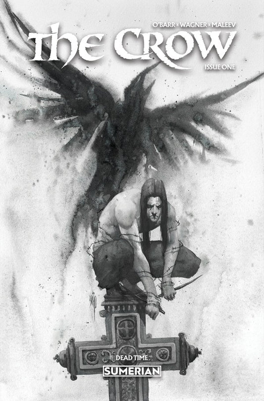 The Crow: Dead Time #1 Cover B BRÄO Black & White Variant