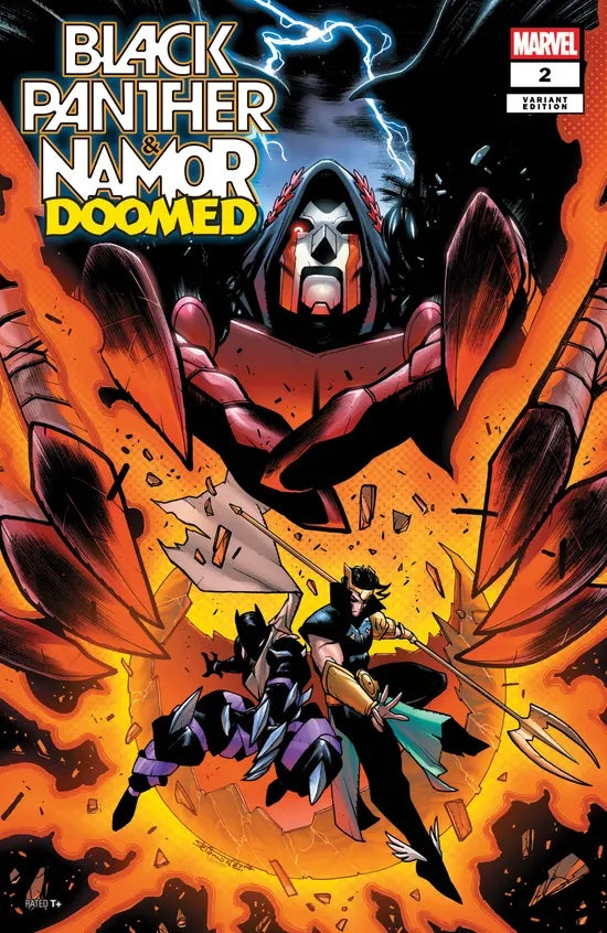 Black Panther / Namor: Doomed #2 Stefano Nesi Variant