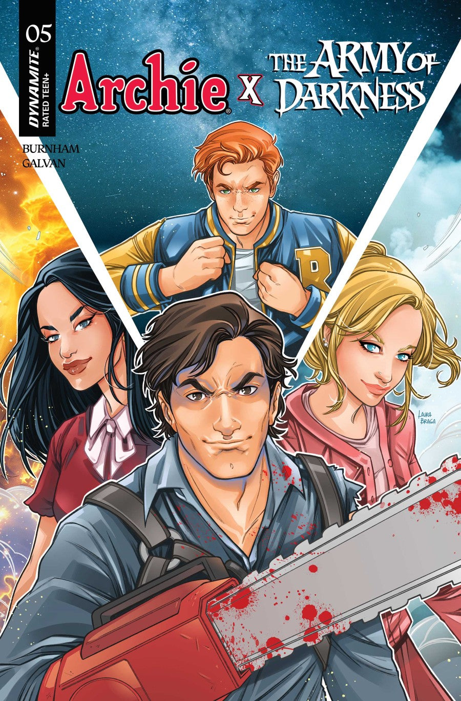 Archie x The Army of Darkness #5 Cover C Laura Braga Variant