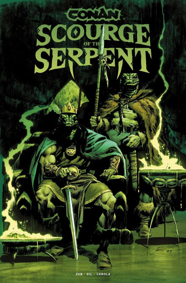 Conan: Scourge of the Serpent #1 Cover G Roberto De La Torre Glow-in-the-Dark Variant