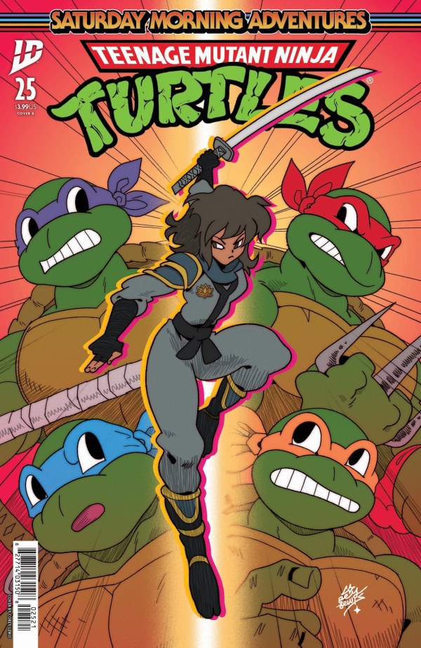 Teenage Mutant Ninja Turtles: Saturday Morning Adventures #25 Cover B Jeffrey Lewis Variant