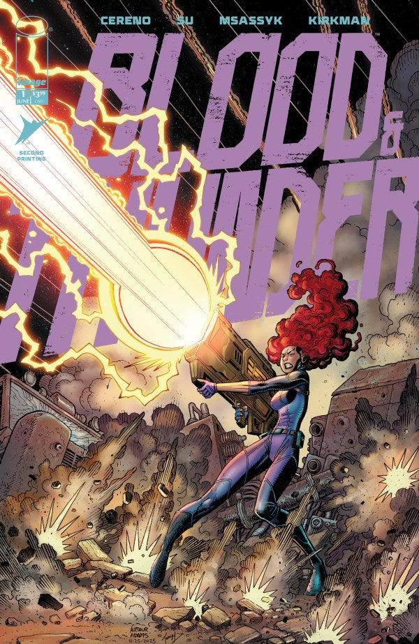 Blood & Thunder #1 2nd Printing Arthur Adams