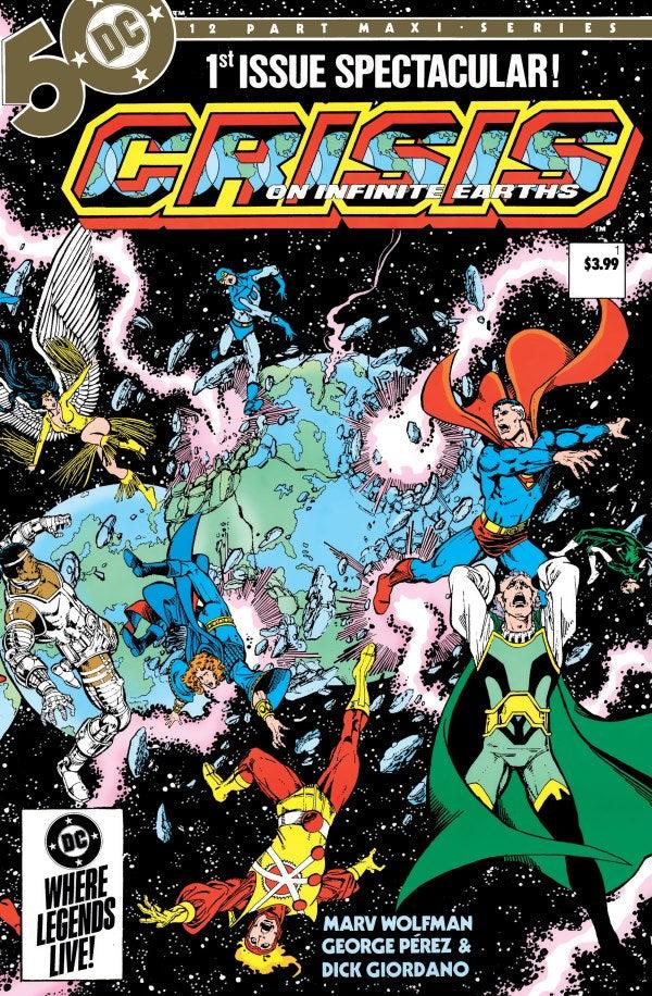 Crisis on Infinite Earths #1 (wrap around variant)