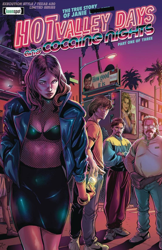 Hot Valley Days and Cocaine Nights #1 Cover C Farid Karami Foil Variant