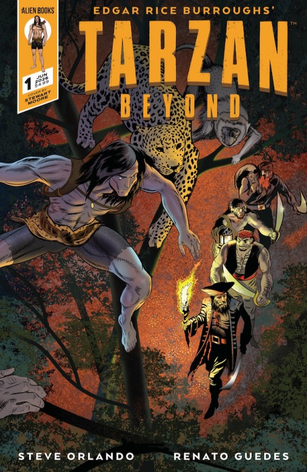 Tarzan Beyond #1 Cover C Stewart Moore Wraparound Variant