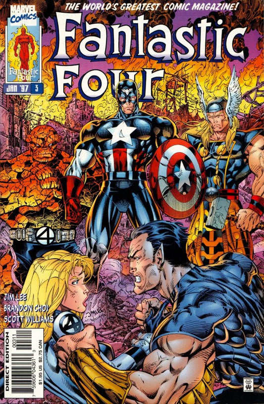 Fantastic Four #3 Jim Lee Cover (1997)