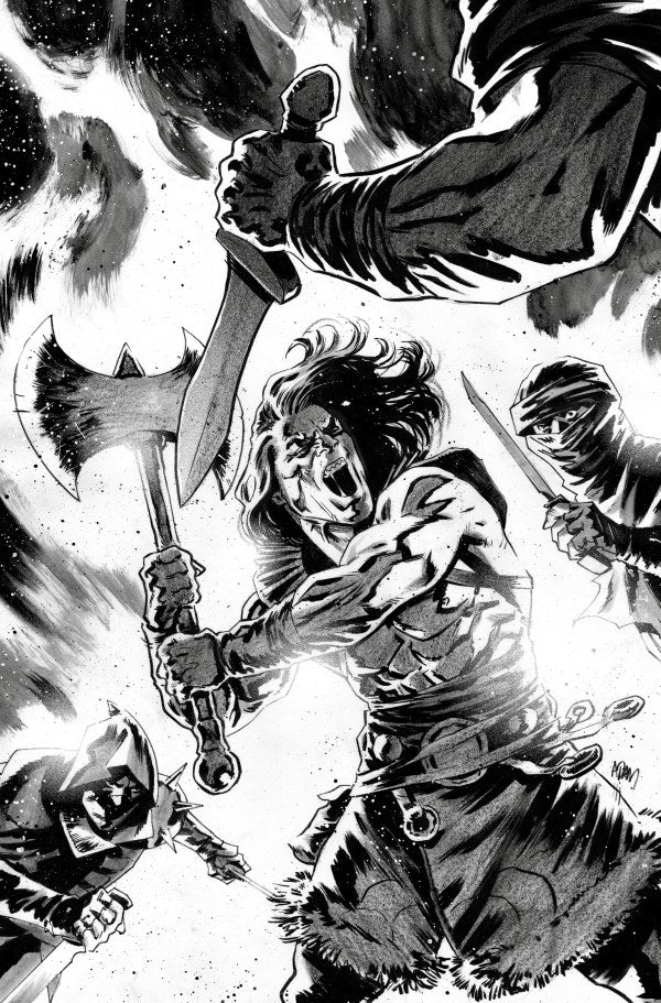 Diablo: Dawn of Hatred #1 Cover G 1:10 Adam Gorham Black & White Virgin Variant