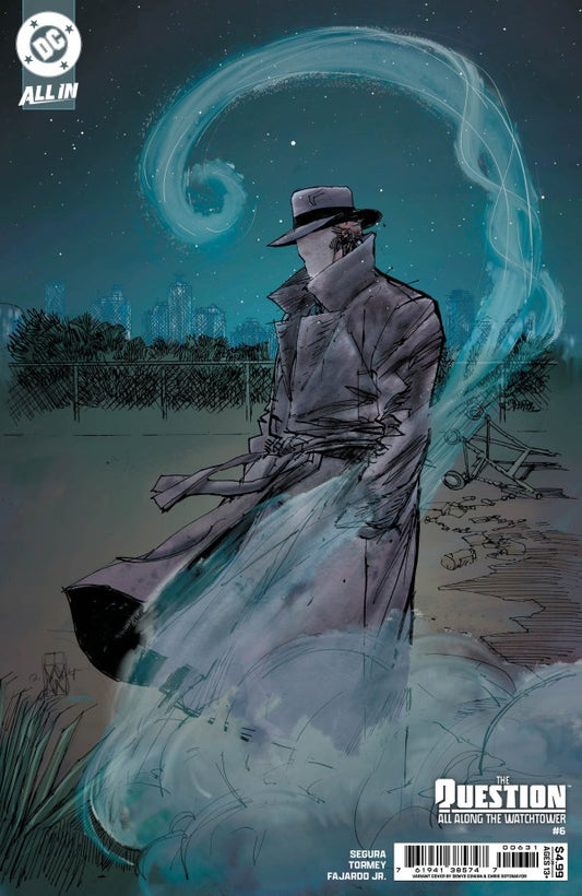 The Question: All Along the Watchtower #6 Cover C Denys Cowan Variant
