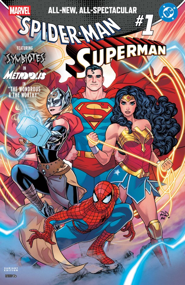 Marvel / DC: Spider-Man / Superman #1 Russell Dauterman Variant