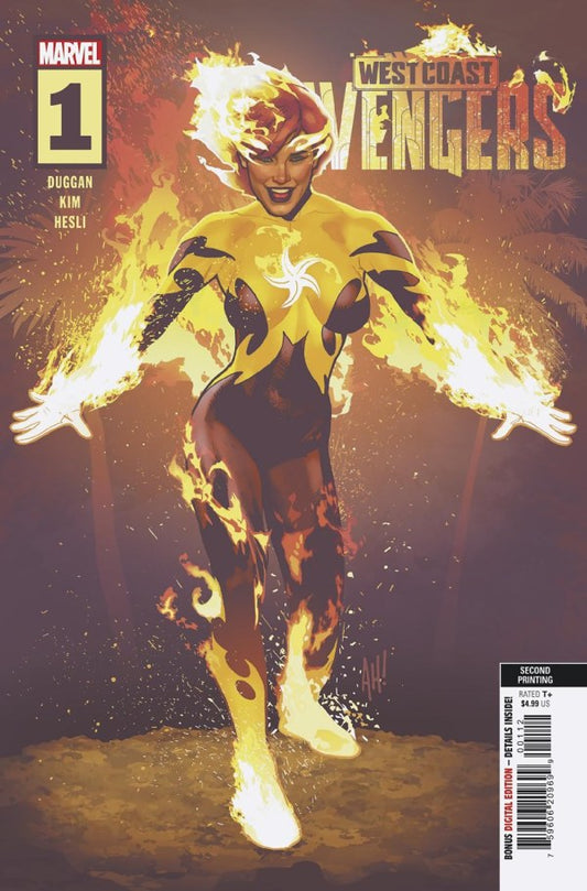 West Coast Avengers #1 2nd Printing Adam Hughes