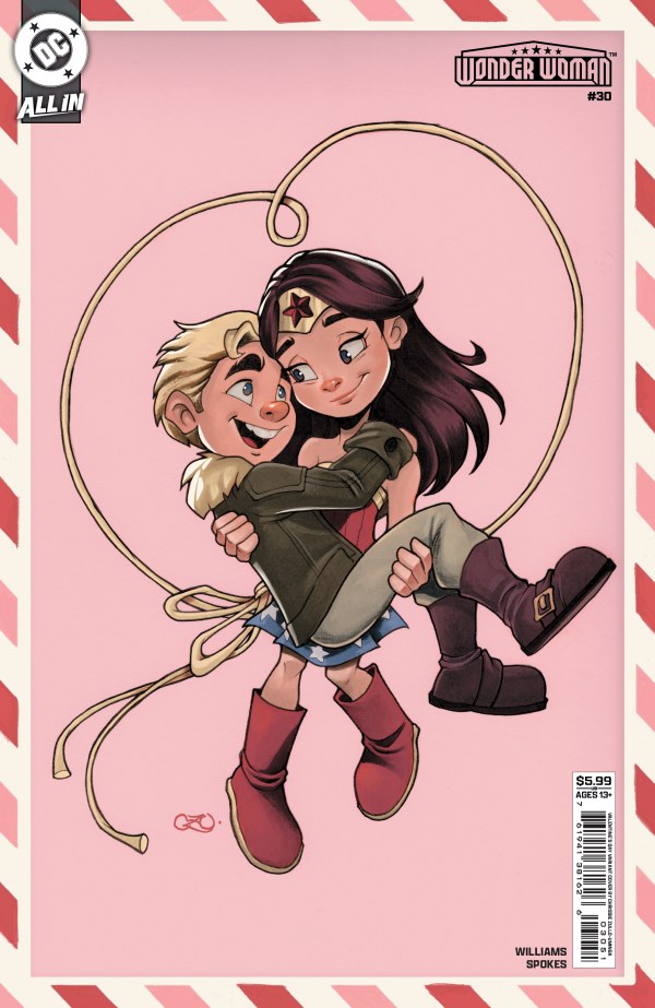 Wonder Woman #30 Cover E Chrissie Zullo Uminga Valentine's Day Variant