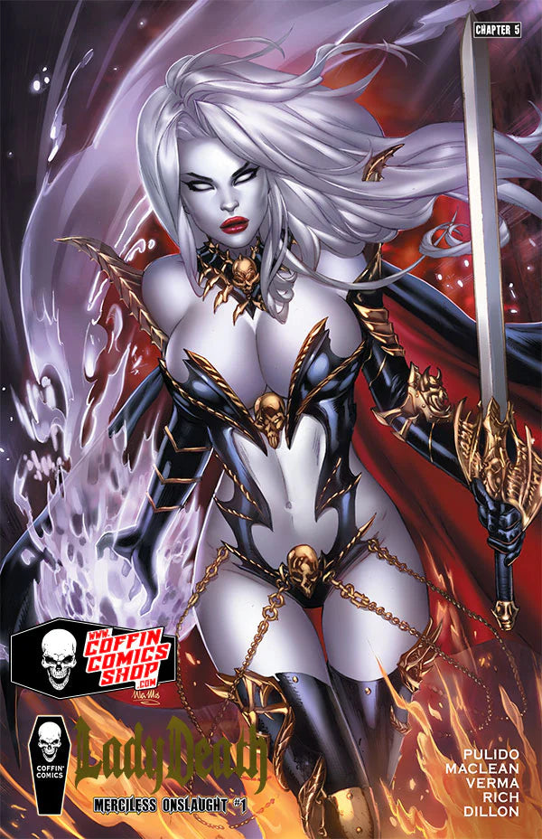 Lady Death: Merciless Onslaught #1 Premiere Kickstarter Edition - Gold Foil chapter 5