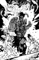 Do a Powerbomb: Black & White #2 Cover C Daniel Warren Johnson Black & White Action Variant