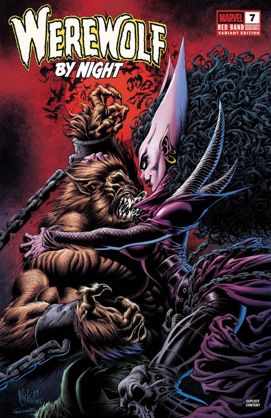 Werewolf by Night #7 Kyle Hotz Variant RED BAND