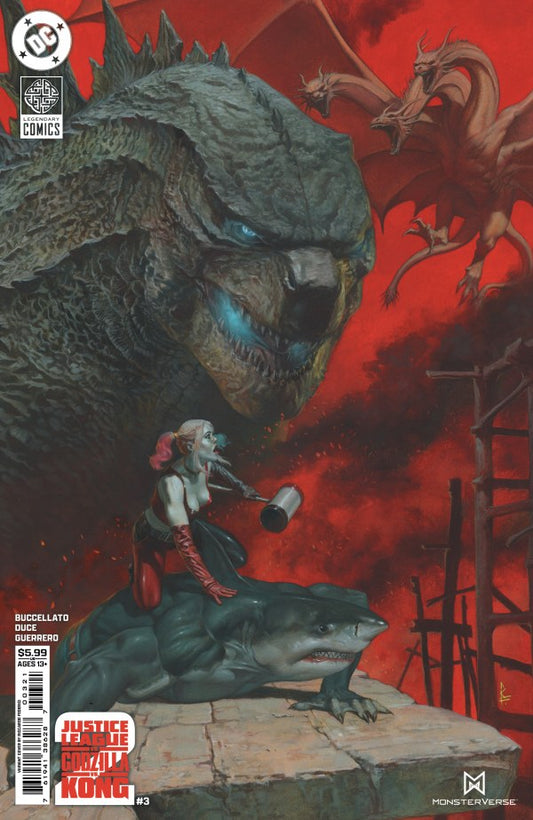 Justice League vs. Godzilla vs. Kong 2 #3 Cover B Riccardo Federici Variant
