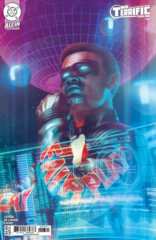 Mr. Terrific: Year One #3 Cover B Rahzzah Variant