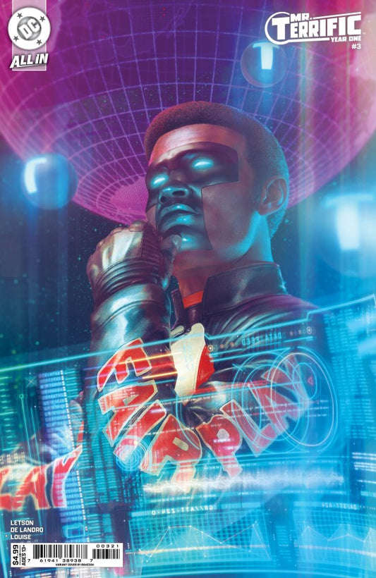 Mr. Terrific: Year One #3 Cover B Rahzzah Variant
