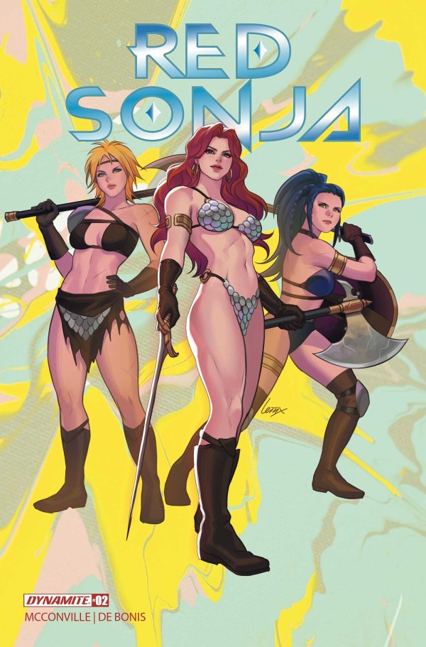 Red Sonja: She-Devil with a Sword #2 Cover O Lesley 'Leirix' Li KPop Demon Hunters Homage Variant
