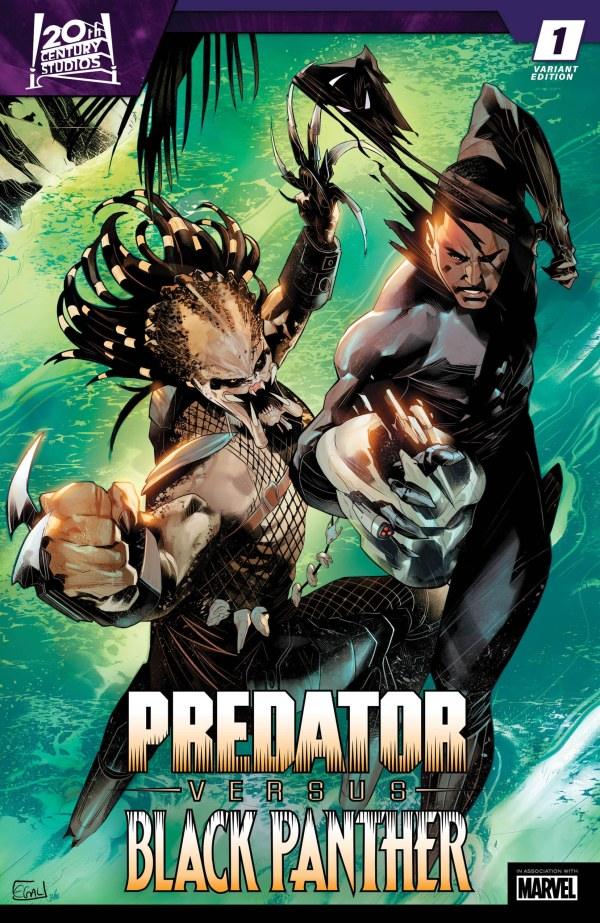 Predator vs. Black Panther #1 Edwin Galmon Variant