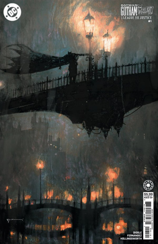 Batman: Gotham by Gaslight – A League for Justice #1 Cover C Bill Sienkiewicz Variant