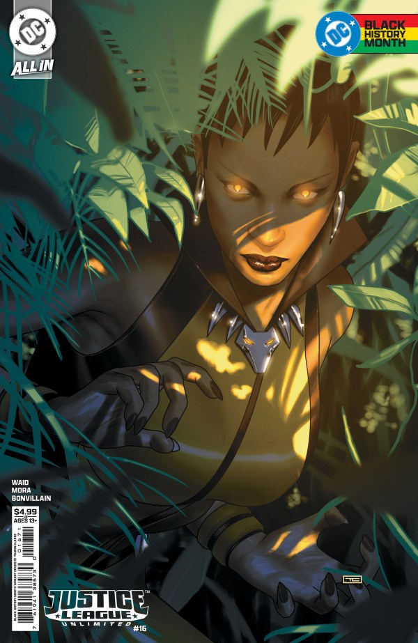 Justice League Unlimited #16 Cover G Taurin Clarke Black History Month Variant