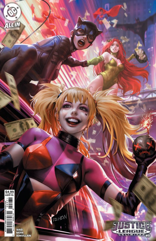 Justice League Unlimited #9 Cover E Derrick Chew Gotham City Sirens Variant