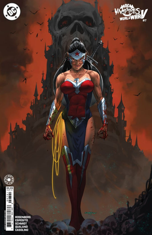 DC vs. Vampires: World War V #7 Cover B Santa Fung Variant
