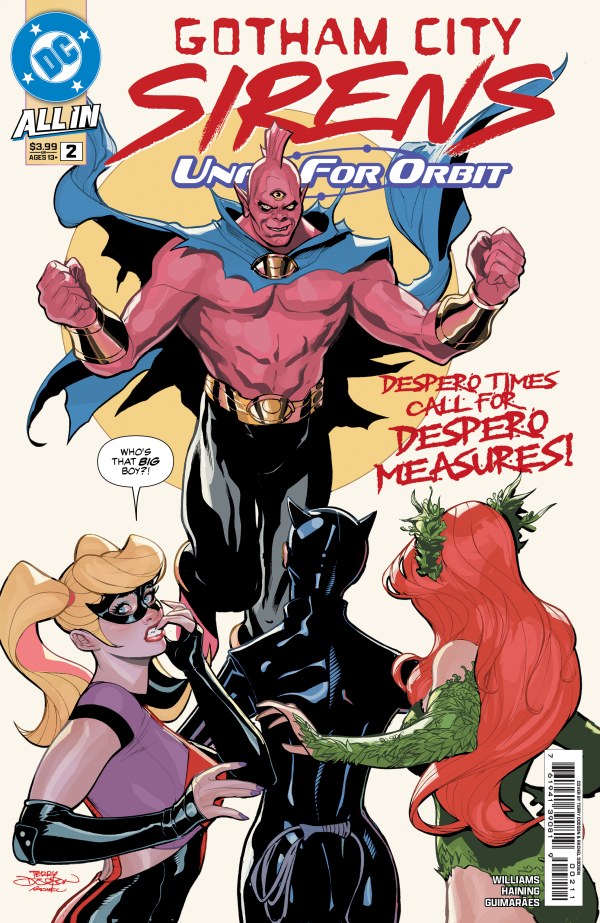 Gotham City Sirens: Unfit for Orbit #1-5 Main Cover Full Set
