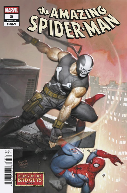 The Amazing Spider-Man #5 Ryan Brown Bring on the Bad Guys Variant