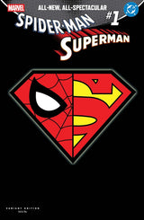 Marvel / DC: Spider-Man / Superman #1 Logo Mashup Variant
