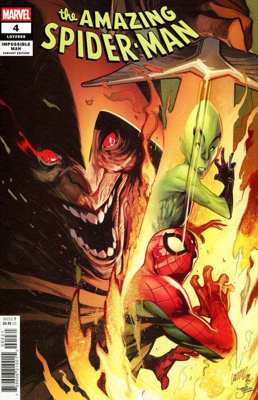 The Amazing Spider-Man #4 Pepe Larraz Impossible Man Pop-Up Variant