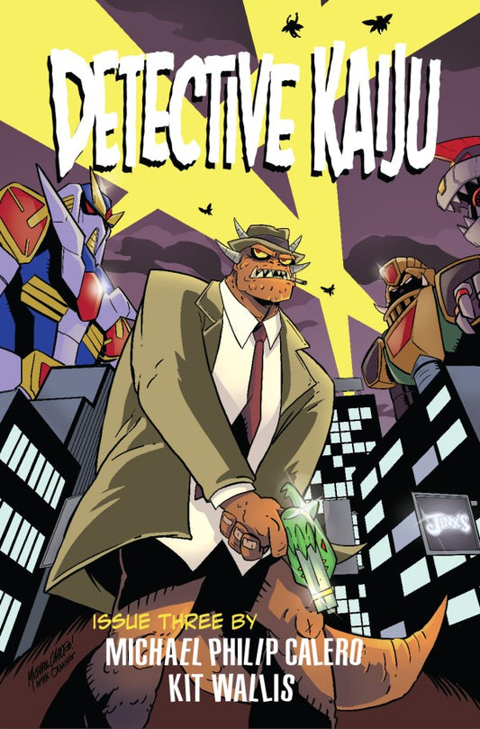 Detective Kaiju #3 Cover B Michael Calero Noir Homage Variant