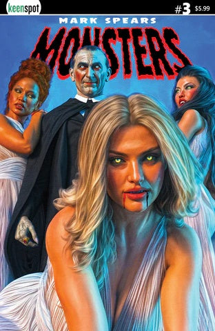 Mark Spears Monsters #3 Cover B Dracula & the Brides Variant