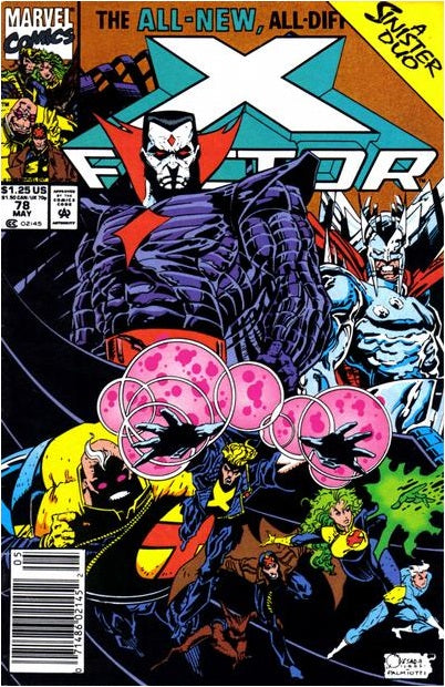 X-Factor #78 Newsstand Edition