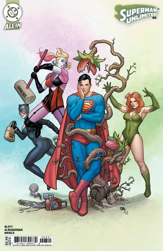 Superman Unlimited #3 Cover E Frank Cho Gotham City Sirens Variant