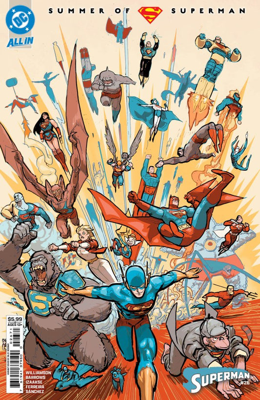 Superman #26 Cover E Riley Rossmo Supersmash-Up Variant
