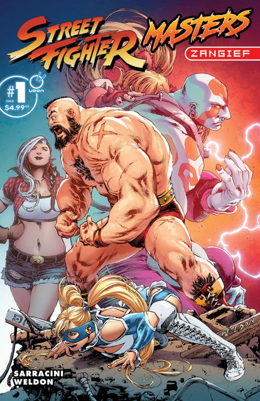 Street Fighter Masters: Zangief #1 Cover B Matthew Weldon Variant