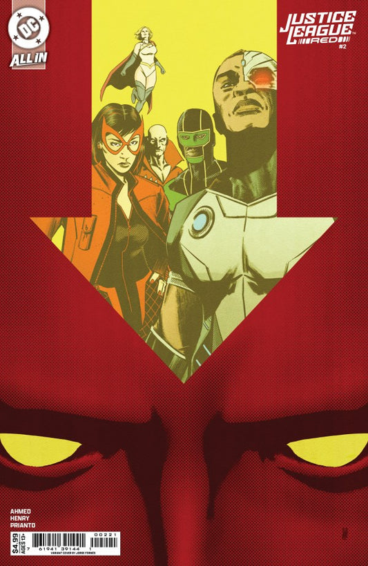 Justice League Red #2 Cover B Jorge Fornés Variant