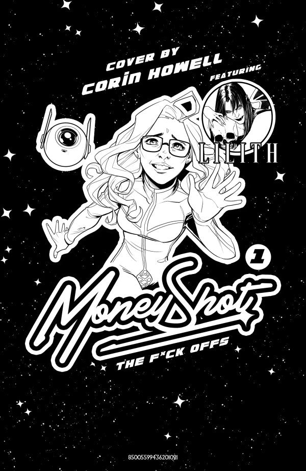 Money Shot: The F*ck Offs #1 Cover I Corin Howell NSFW Lilith Crossover Black Bag Variant