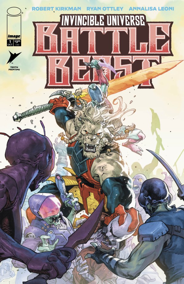 Invincible Universe: Battle Beast #1 10th Printing Jerome Opeña