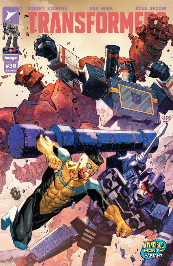 Transformers #30 Cover F Joshua Cassara Invincible Team-Up Variant