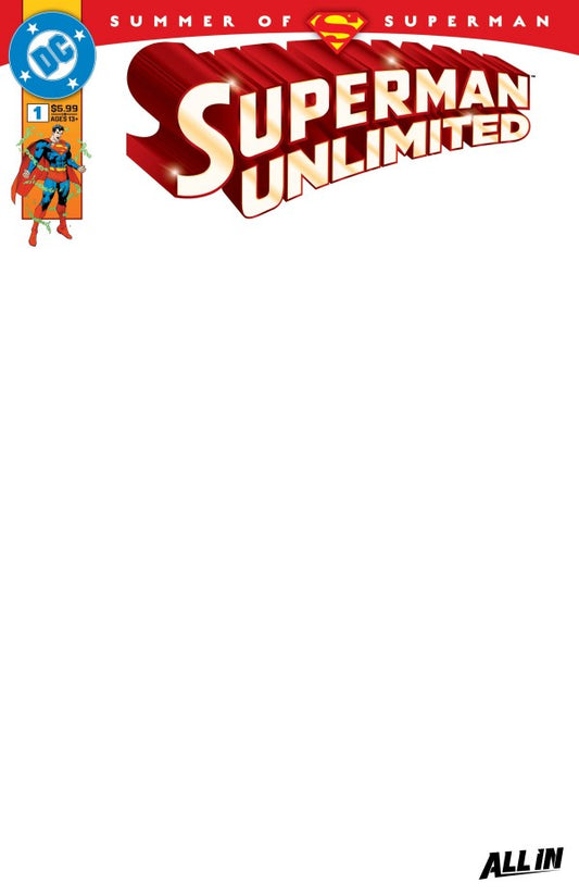 Superman Unlimited #1 Cover I Blank Variant