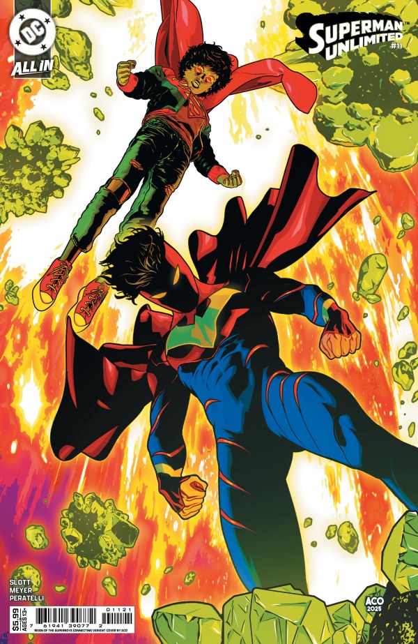 Superman Unlimited #11 Cover G ACO Reign of the Superboys Connecting Variant
